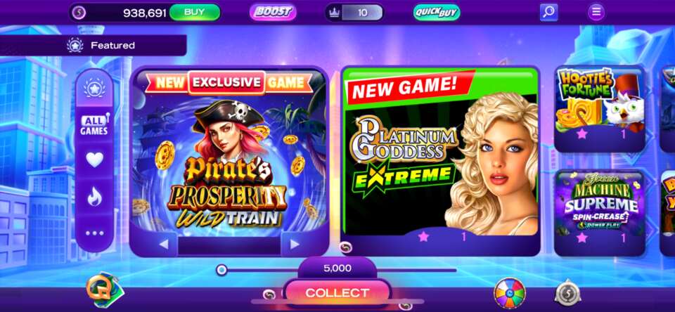 High 5 Classic App Screen