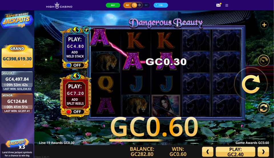 High 5 Slot Dangerous Beauty