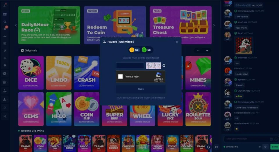 LuckyBird Faucet