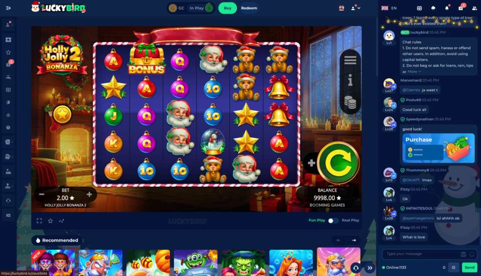 LuckyBird Holly Jolly Bonanza 2 Slot Game