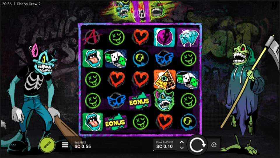 Clubs Casino Chaos Crew 2 Slot Game