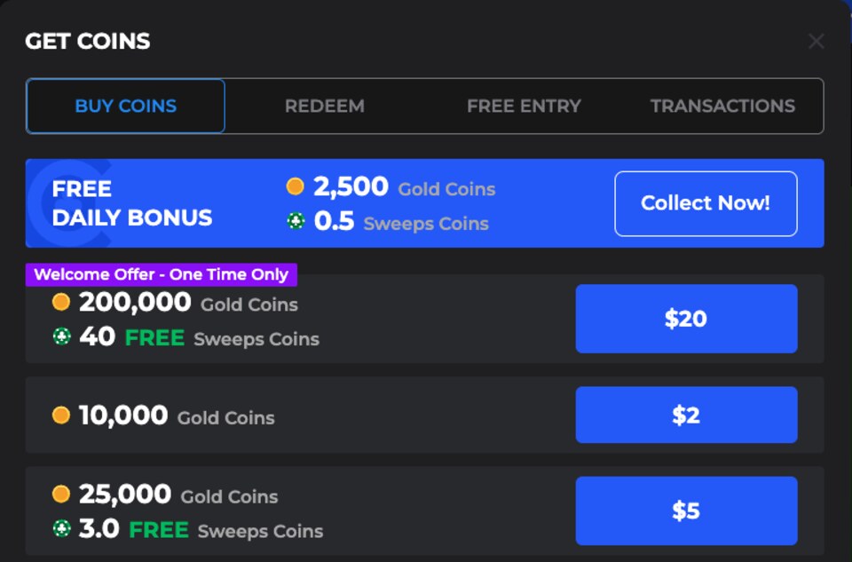 Clubs Casino Daily Bonus