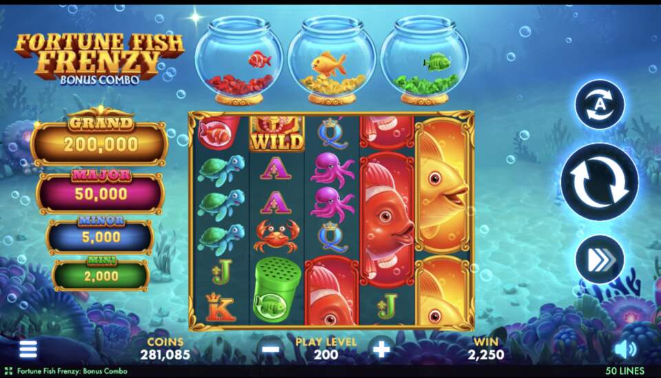 Fortune Wheelz Casino Game Fortune Fish Frenzy