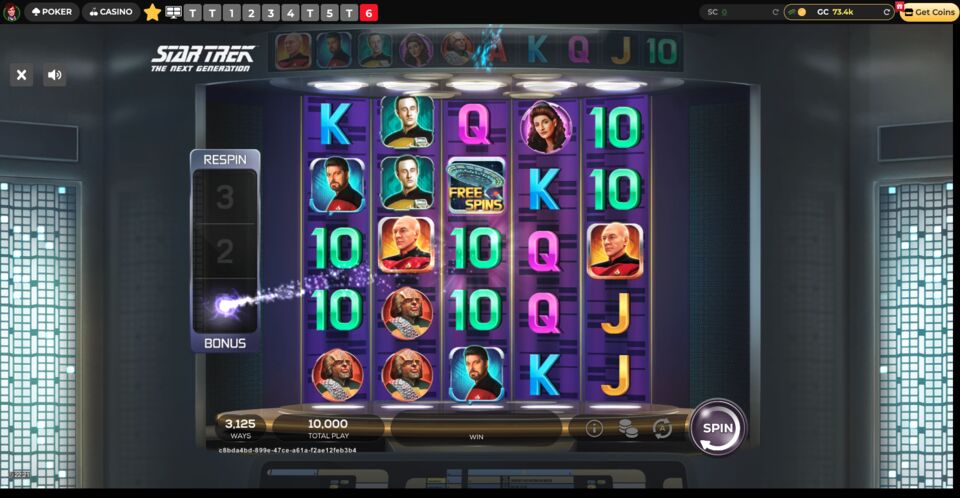 Global Poker Star Trek Slot