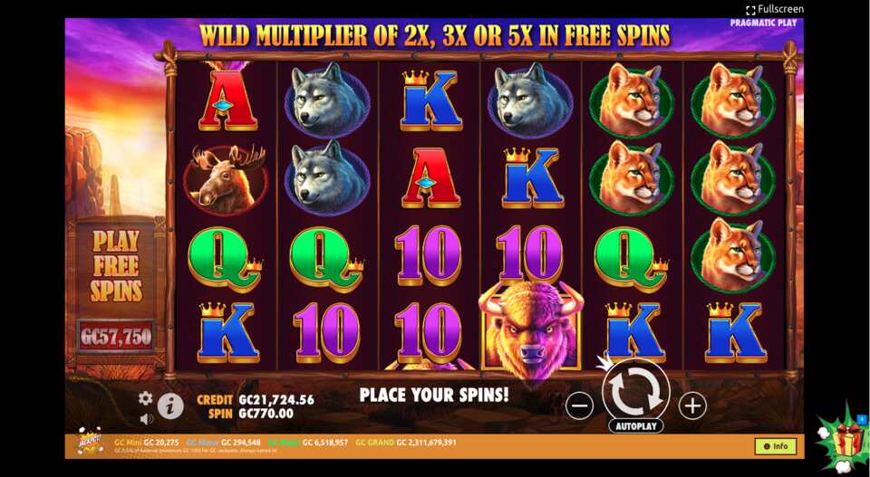 Hello Millions Buffalo King Slot Game