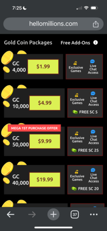 hello millions mobile coins