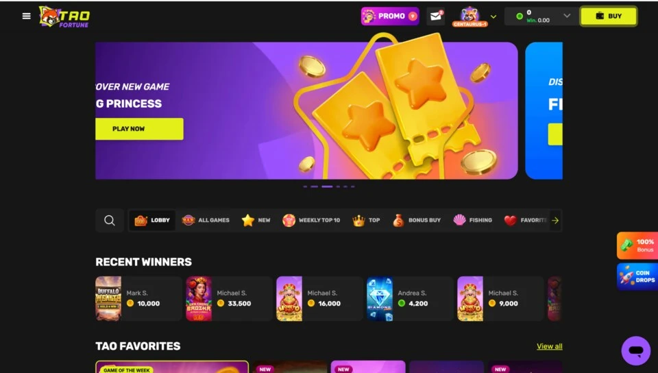 TaoFortune Homepage