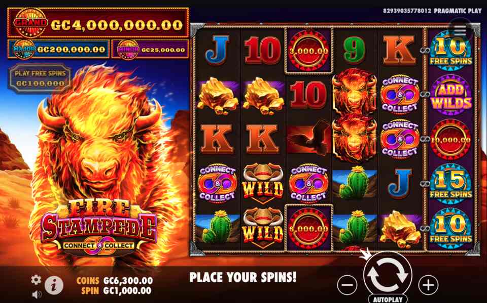 The Money Factory Fire Stampede Slot Game