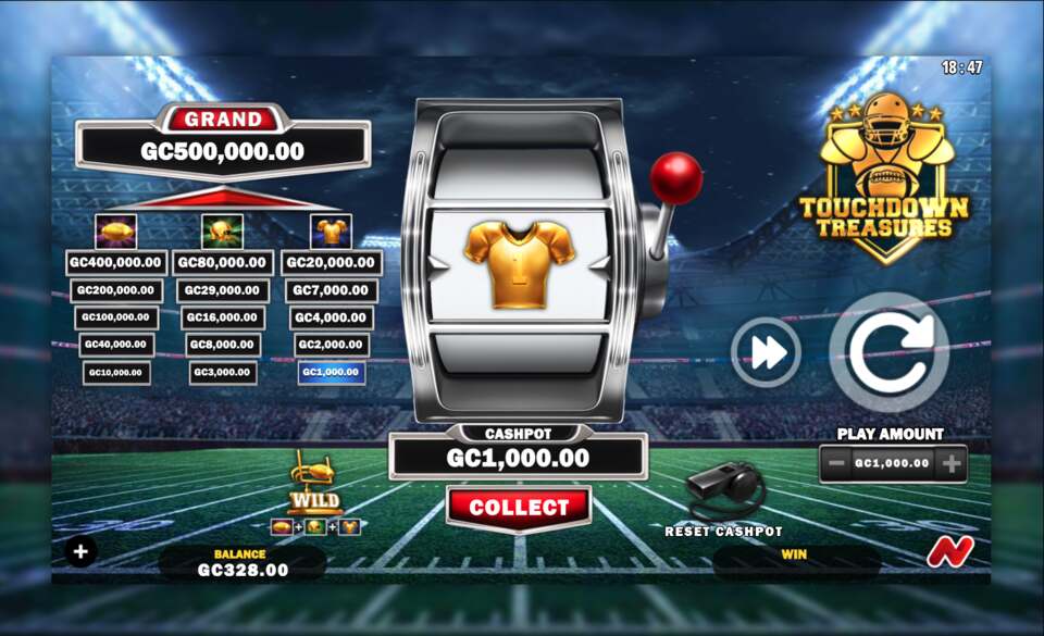 The Money Factory Touchdown Treasures