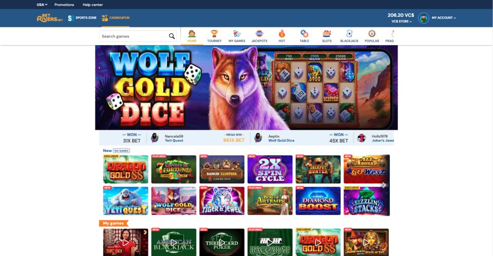 BetRivers.net Home Page