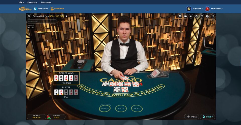 BetRivers.net Live Game