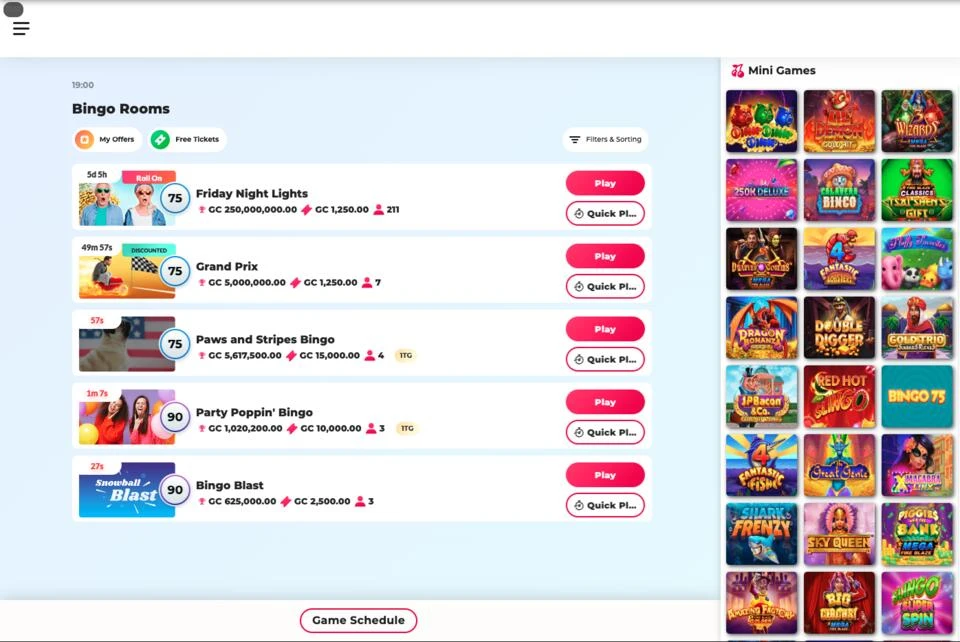 Chumba Casino Bingo