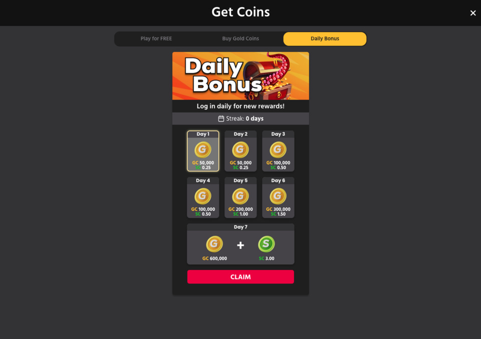 Chumba Casino Daily Bonus
