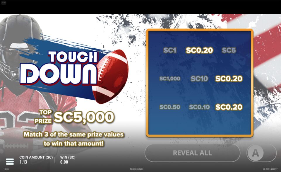 Chumba Casino Touchdown