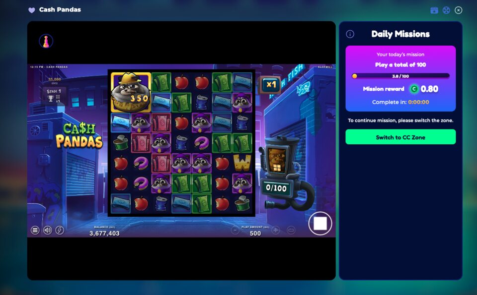 FunzCity Cash Pandas