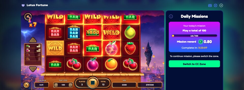 FunzCity Lotus Fortune Slot
