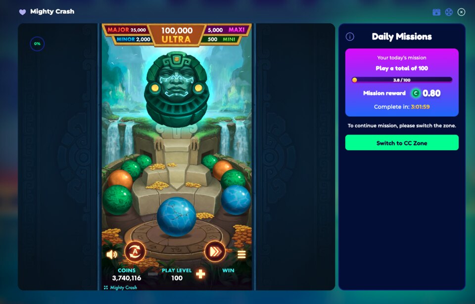 FunzCity Mighty Crash Game