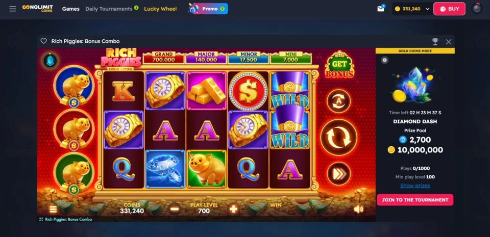 NoLimitCoins Rich Piggies