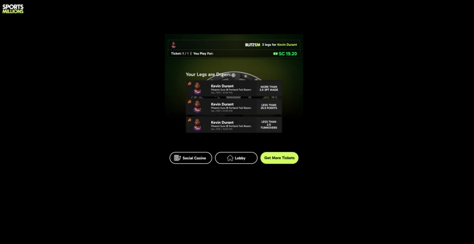 Sports Millions Durant Prediction