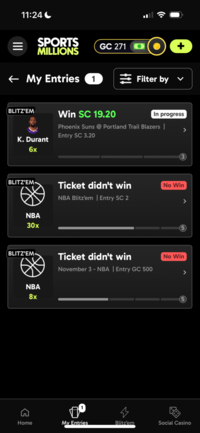 SportsMillions Mobile Blitz'em