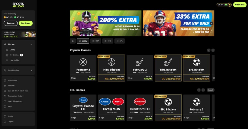 SportsMillions Sports