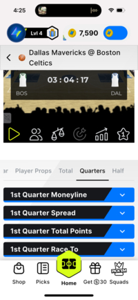 Thrillzz Basketball Quarters