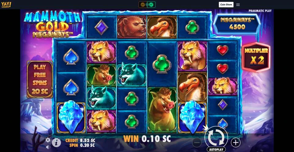 Yay Casino Mammoth Gold Megaways Casino Game