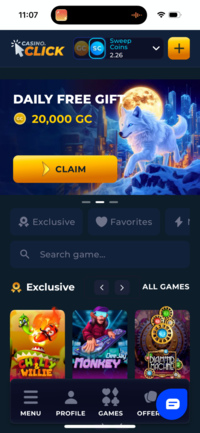 Casino.Click Mobile App