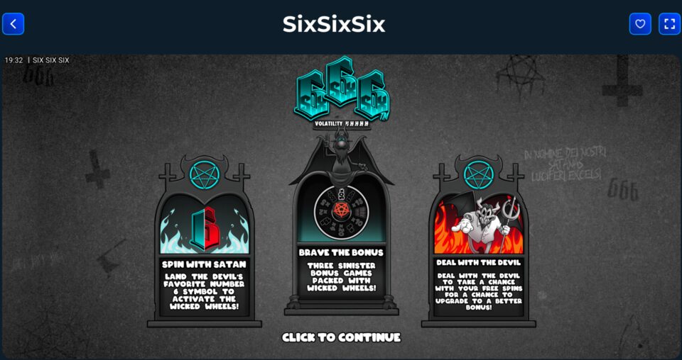 Casino.Click Slot Game SixSixSix