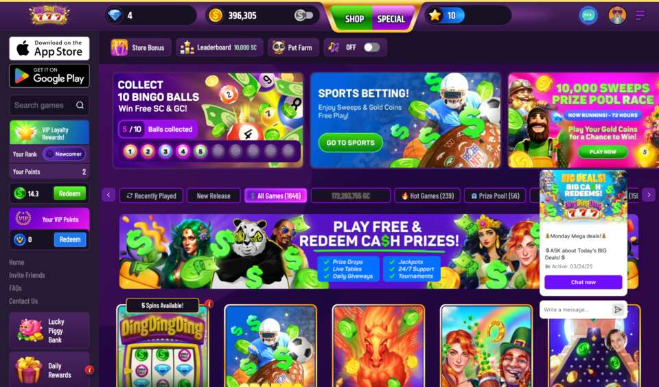 Ding Ding Ding Homepage