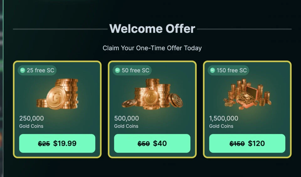 Punt Sweepstakes Casino First-Purchase Bonus