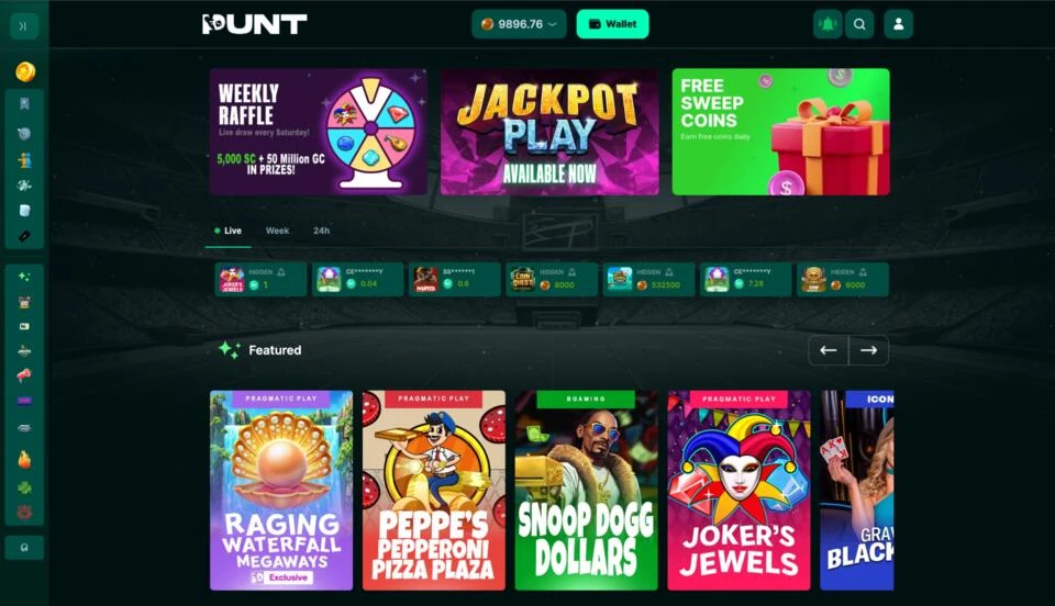 Punt Homepage