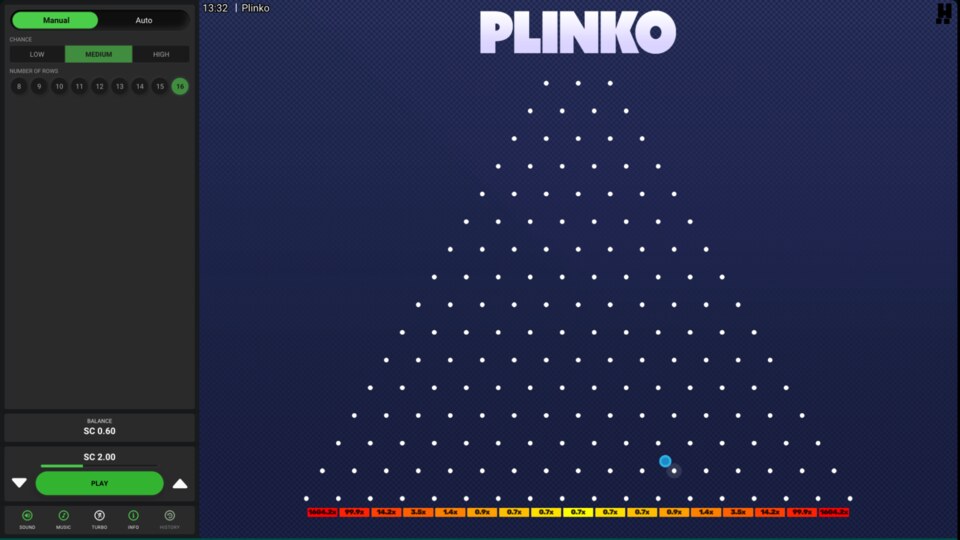 Punt Plinko Game
