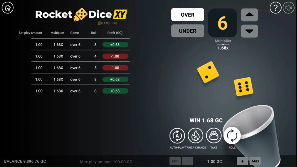 Punt Rocket Dice