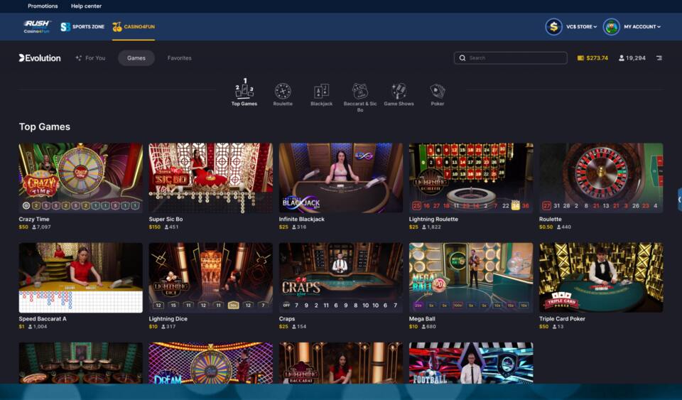 Rush Games Top Games