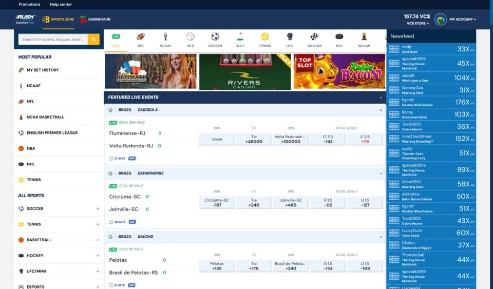 Rush Games Sports