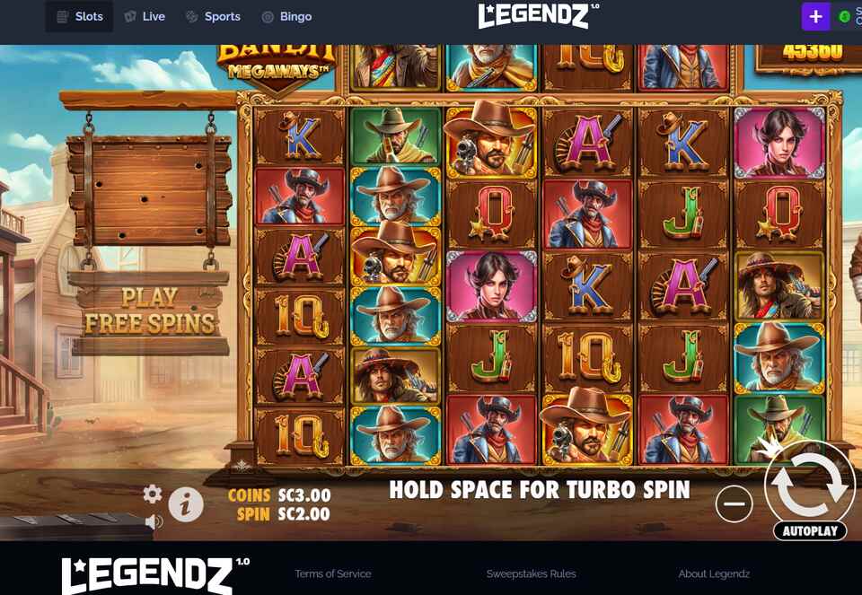 Bandit Megaways Slot Game