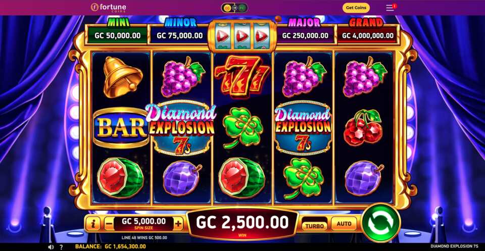 Fortune Coins Diamond Explosion Casino Game
