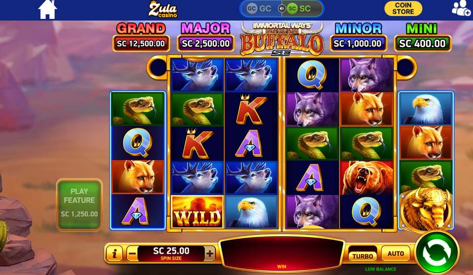 Immortal Ways Buffalo Casino Game