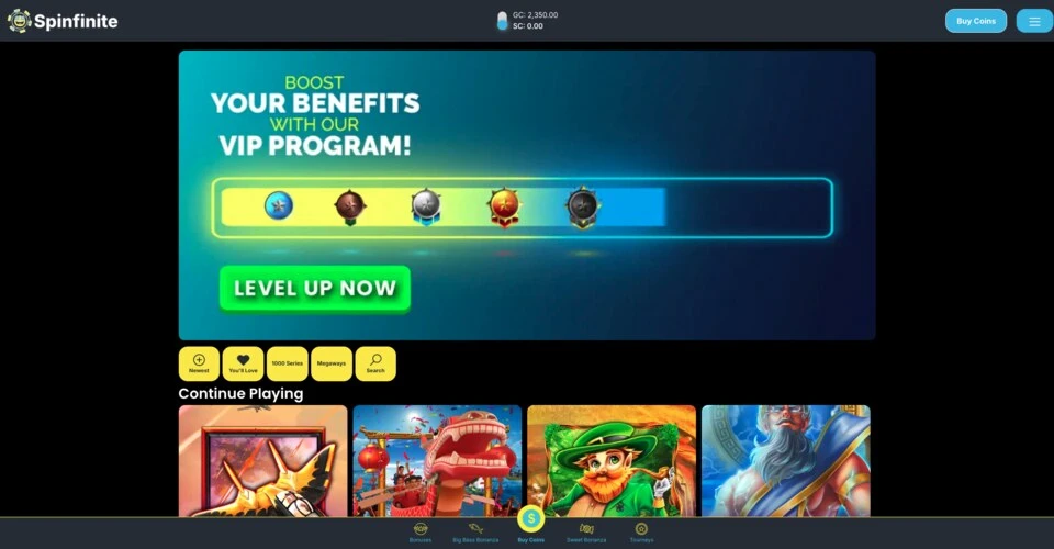 Spinfinite Homepage