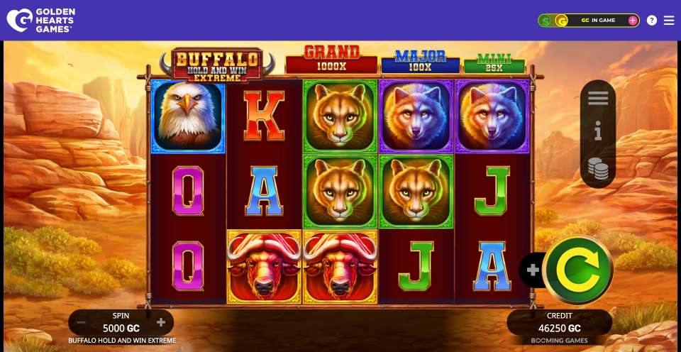 Golden Hearts Games Buffalo Extreme