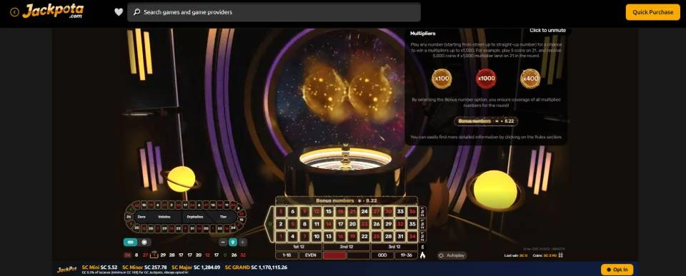 Gravity Roulette