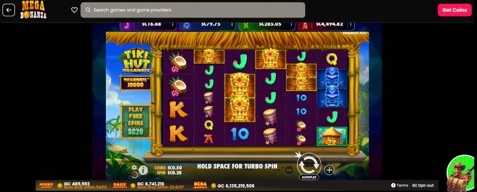 Tiki Hut Megaways