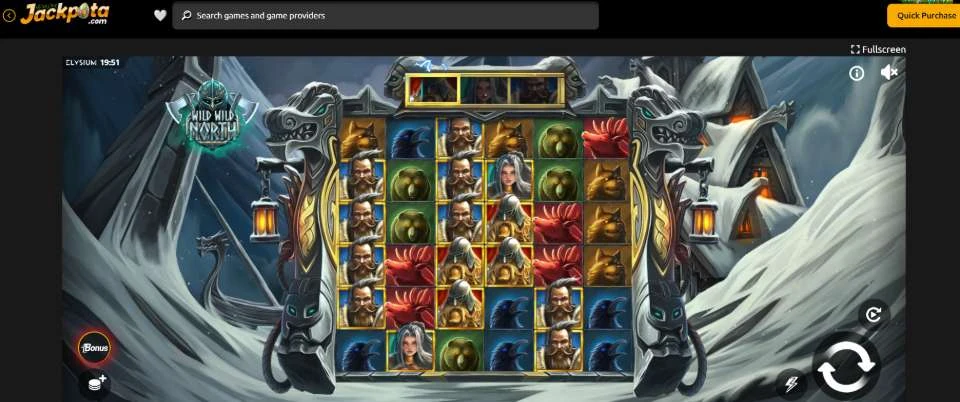Wild Wild North Casino game at Jackpota.com sweepstakes Casino