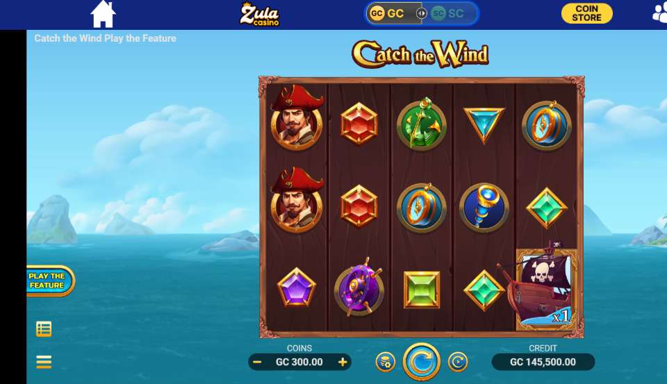 Catch the Wind Casino Game at Zula Casino