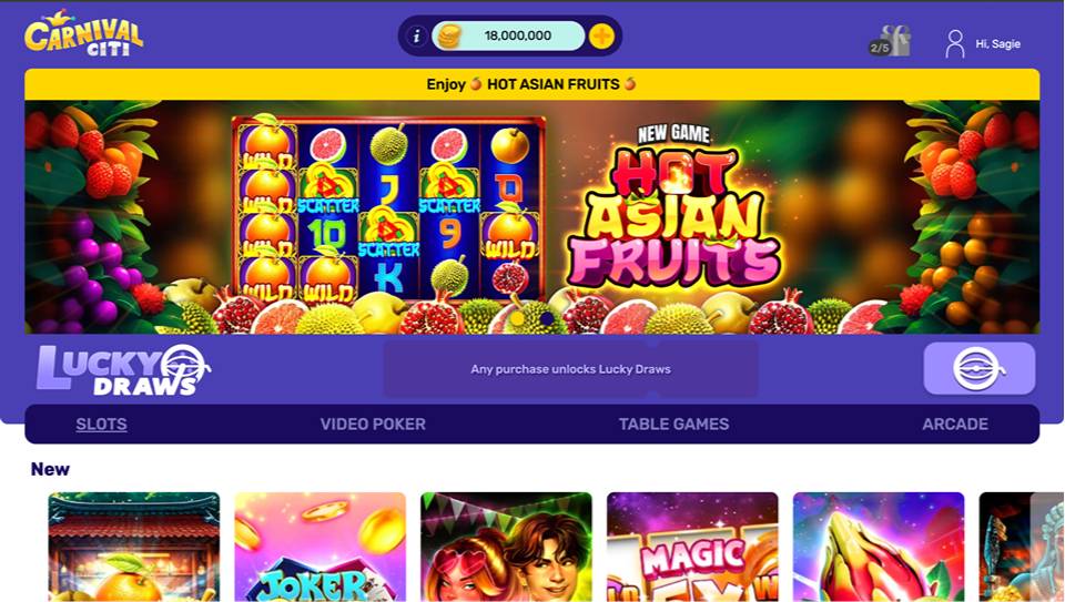 Carnival Citi Desktop Homepage