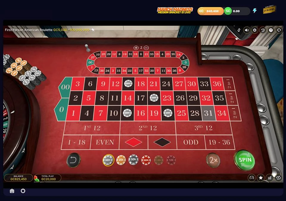 Stackr Casino Roulette Fields