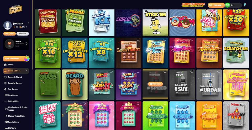 Stackr Casino Arcade Games