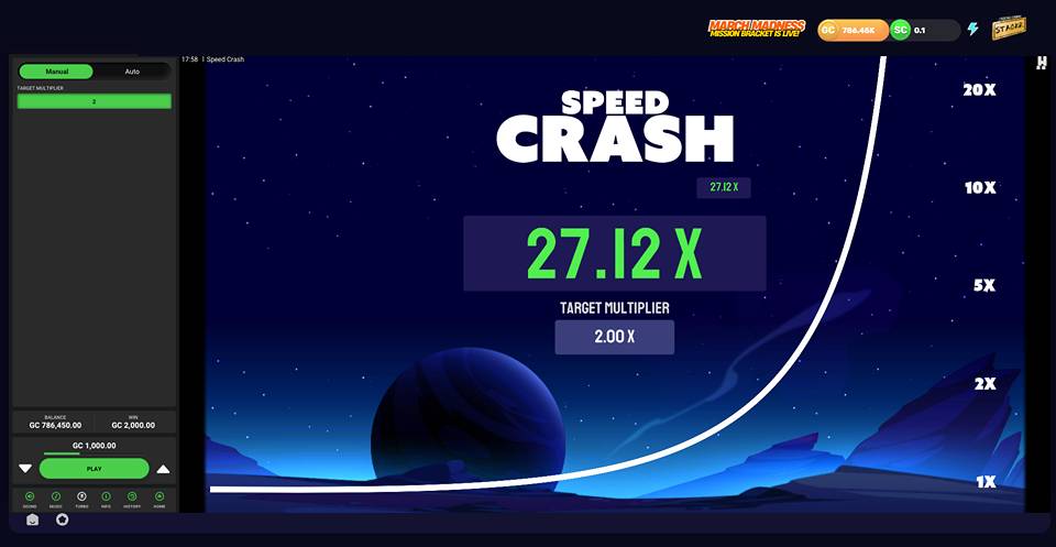 Stackr Casino Speed Crash Game