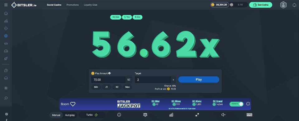 Bitsler.io Casino Boom